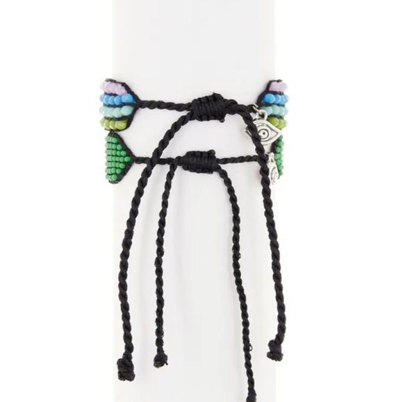 AYOUNIK Handcrafted Hope & Crystal Beaded Adjustable Bracelet Set - Picture 4 of 7